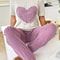 Womens Heart Print Pajama Set Round Neck Short Sleeve Top With Long Pants Sleepwear 0