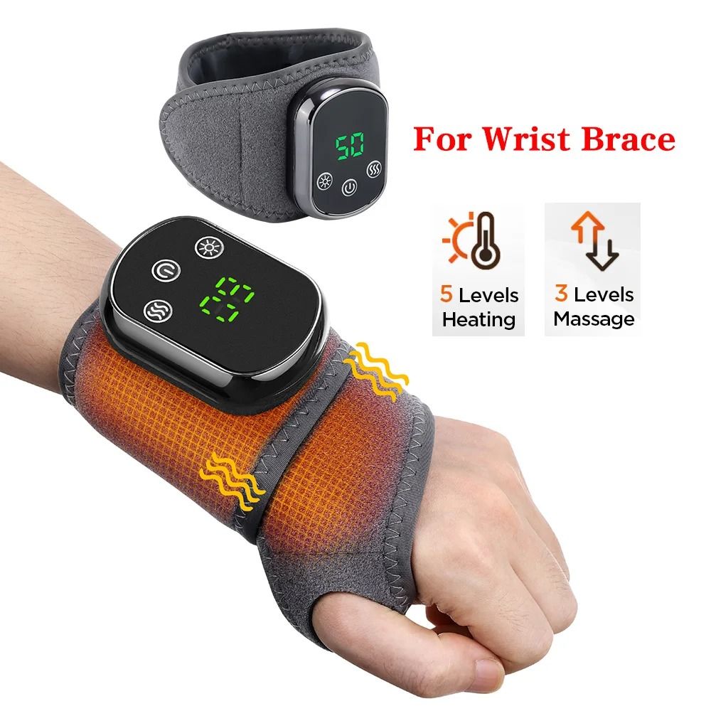 Electric Heating Wrist And Ankle Brace With Vibration Massage And Hot Compress 9