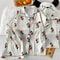 Womens 3 Piece Mickey Mouse Pajama Set With Short Sleeve Top Long Pants And Shorts 1