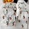 Womens 3 Piece Mickey Mouse Pajama Set With Short Sleeve Top Long Pants And Shorts 3