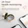 R18 Womens Stainless Steel Smart Ring With Color Enamel Design And Fitness Tracking 3