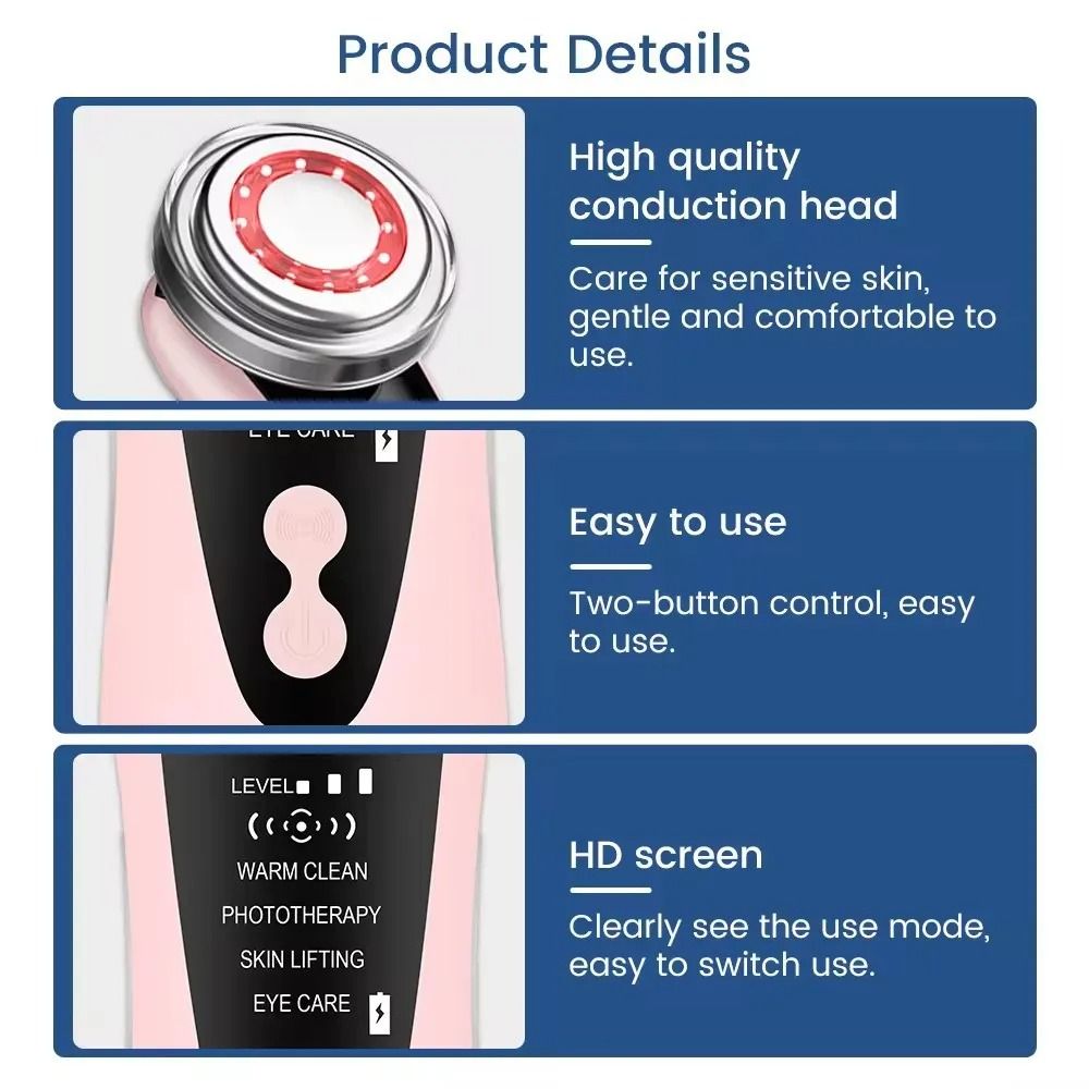 4 In 1 RF EMS Facial Massager Double Chin Removal Face Firming Device 1