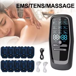 physiotherapy ems tens muscle stimulator digital therapy device