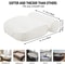 Memory Foam Bath Pillow With Non Slip Suction Cups For Neck Head And Back Support 4