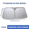 Seametal Car Windshield Sun Shade Cover Reflective UV Protector 6