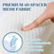 Bath Pillow Luxury 4D Mesh Tub Pillow For Neck Back And Head Support 4