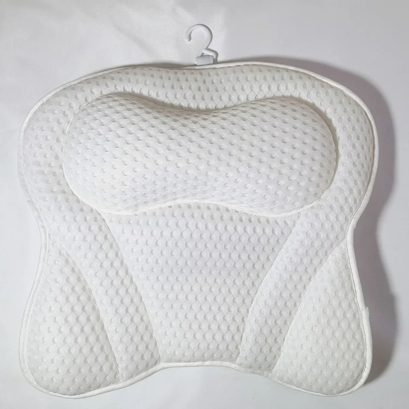 Bath Pillow Luxury 4D Mesh Tub Pillow For Neck Back And Head Support 8
