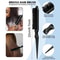 Boar Bristle Slick Back Hair Brush For Ponytails Buns And Flyaway Control 3