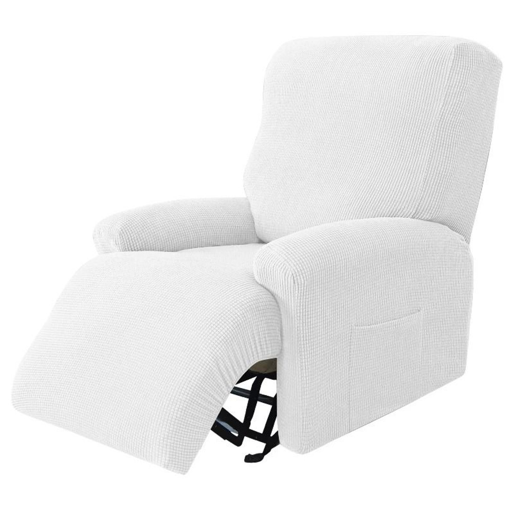 Stretch Recliner Sofa Cover One Seater Armchair Slipcover With Elastic Jacquard Fabric 16