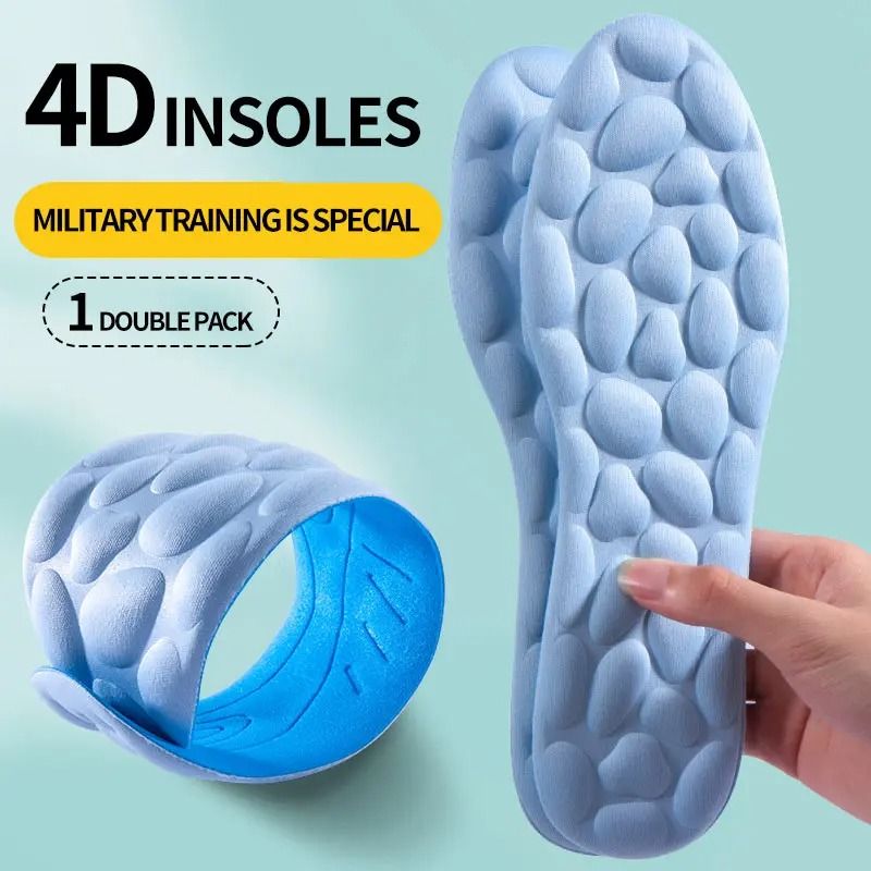 4D Cloud Technology Sports Insoles Soft Breathable Shock Absorption Cushion 13