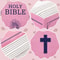 Bible Memory Foam Pillow John 3 Verse Soft Pink Throw Cushion 1