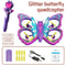 V40 Glitter Butterfly Mini RC Drone With 24GHz Gravity Control LED Lights Toy 6