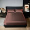 Kuup Satin 3 Piece Bedding Set Polyester Fitted Sheet Pillowcases 12