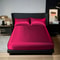 Kuup Satin 3 Piece Bedding Set Polyester Fitted Sheet Pillowcases 7