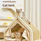 Cat Nest Semi Enclosed Winter Warm Cat House With Sisal Scratching Surface 0