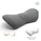 Breathable Memory Foam Lumbar Cushion For Car Seat Bed And Office 7