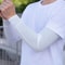 Ice Silk UV Protection Arm Sleeves For Men Loose Sunscreen Gloves 8