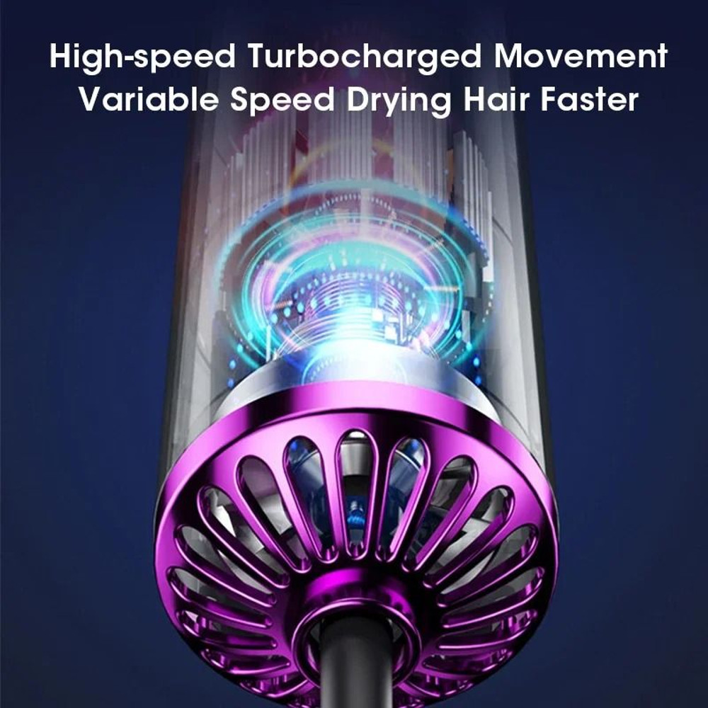 Nocclili 5 In 1 Hair Dryer Brush With Interchangeable Styling Heads And Negative Ionic Technology 3