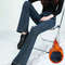 Women Winter High Waist Flare Denim Pants Warm Fleece Lined Retro Slim Fit 1