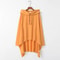 Women Long Oversized Hoodie Casual Solid Color Pullover With Plus Sizes S To 5XL 12