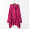 Women Long Oversized Hoodie Casual Solid Color Pullover With Plus Sizes S To 5XL 13