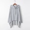 Women Long Oversized Hoodie Casual Solid Color Pullover With Plus Sizes S To 5XL 14