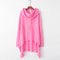 Women Long Oversized Hoodie Casual Solid Color Pullover With Plus Sizes S To 5XL 6