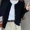Solid Color Knitted Cardigan Women Long Sleeve Korean Style 9