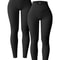 OQQ V Waist Butt Lifting Fitness Leggings For Women 2