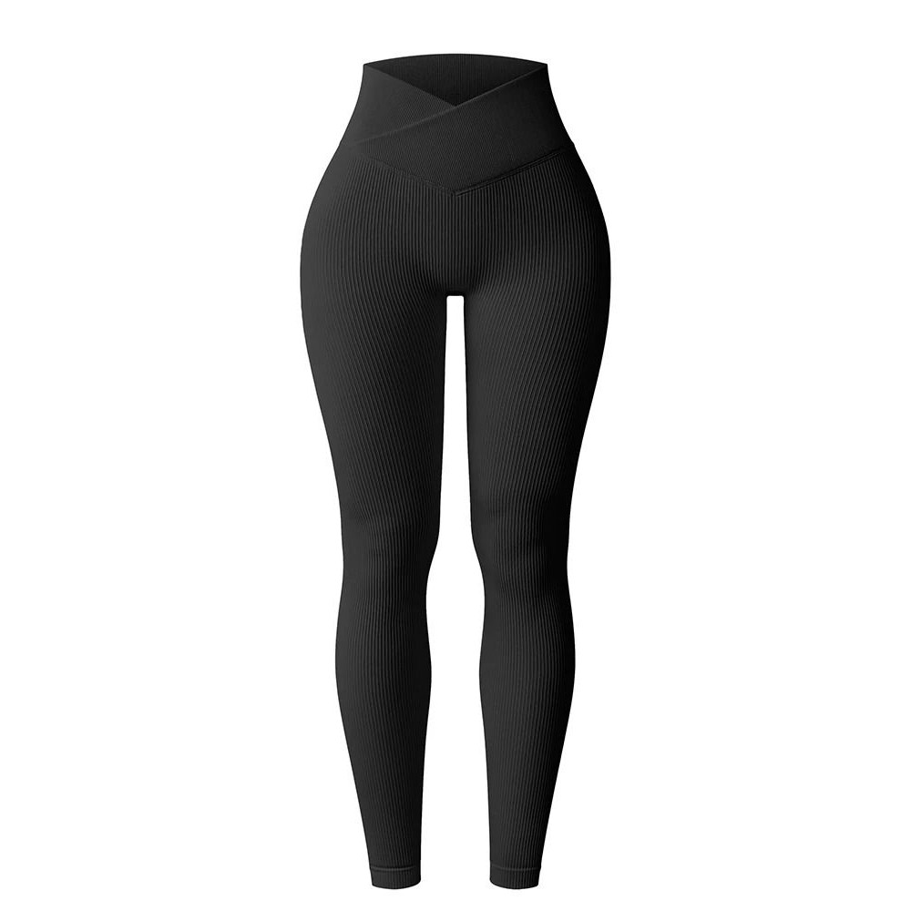 OQQ V Waist Butt Lifting Fitness Leggings For Women 9