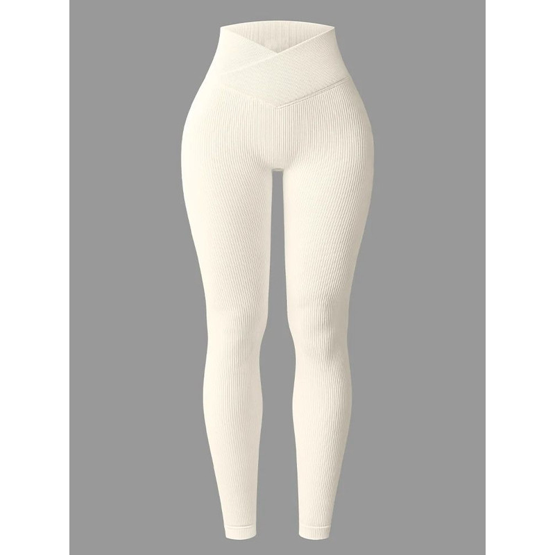 OQQ V Waist Butt Lifting Fitness Leggings For Women 7