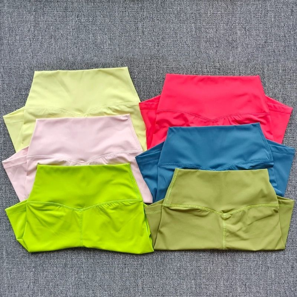 Women Sports Shorts High Waist Yoga Shorts 3