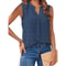 Women Sleeveless Corset Style V Neck Tank Top 11