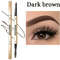 Waterproof Matte Eyebrow Pencil With Double Head And Brush 6