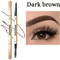 Waterproof Matte Eyebrow Pencil With Double Head And Brush 6
