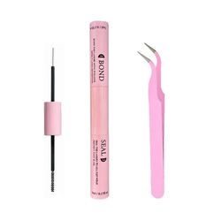 lash bond and seal kit with glue remover and tweezers