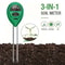 3 In 1 Soil PH Moisture Light Sensor Meter 0