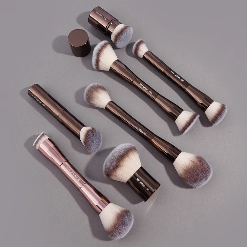 MAANGE Double Head Makeup Brush For Foundation Powder Concealer Blush And Bronzer 1