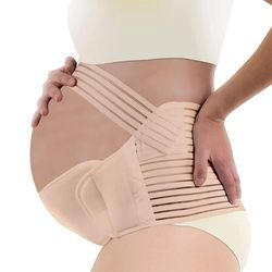 maternity support belly band adjustable back and waist care brace