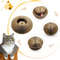 Magic Cat Scratch Round Corrugated Board With Ball Toy For Claw Grinding And Play 1