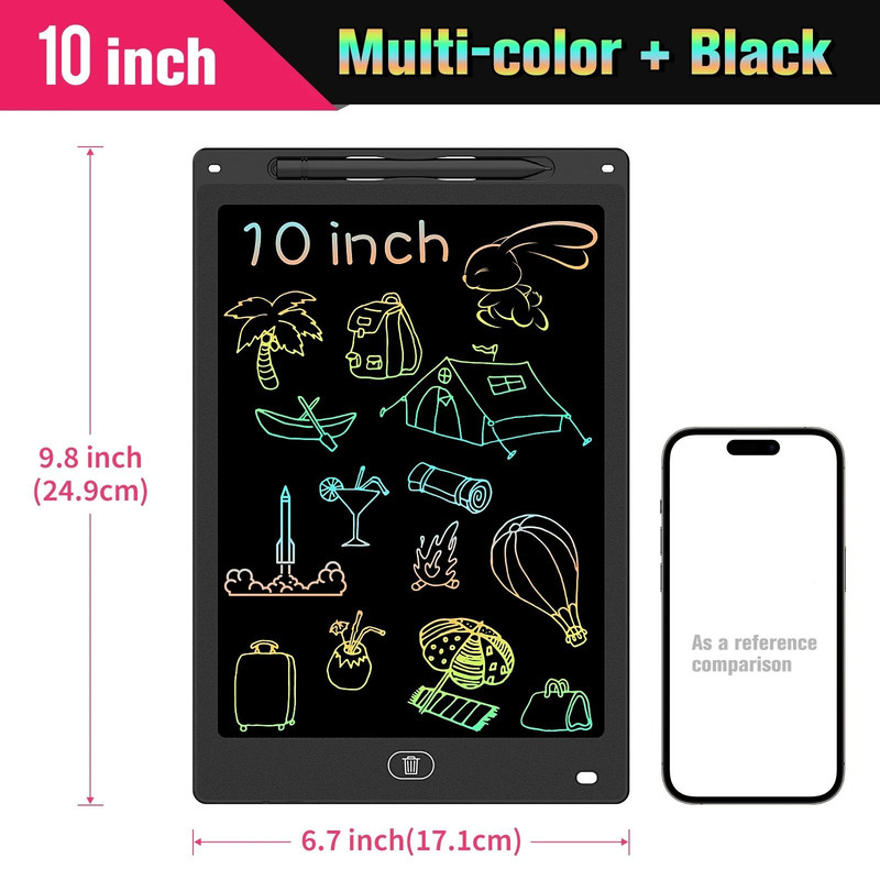 LCD Writing Tablet Digital Drawing Pad For Kids 85 10 And 12 Inch 12
