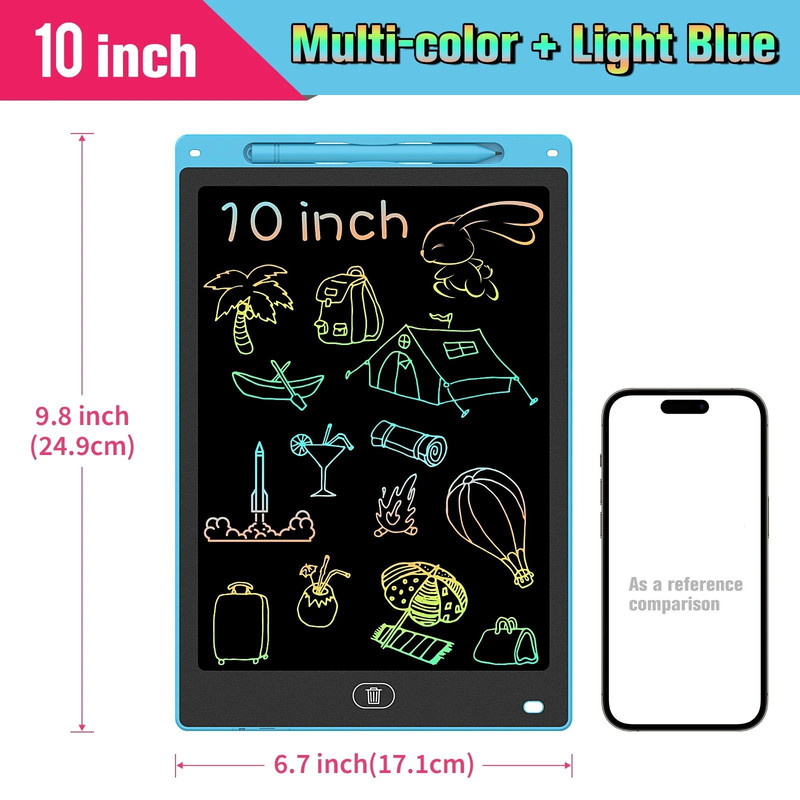 LCD Writing Tablet Digital Drawing Pad For Kids 85 10 And 12 Inch 15