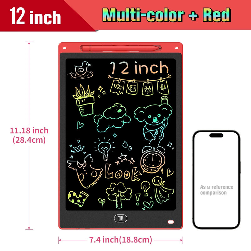 LCD Writing Tablet Digital Drawing Pad For Kids 85 10 And 12 Inch 19