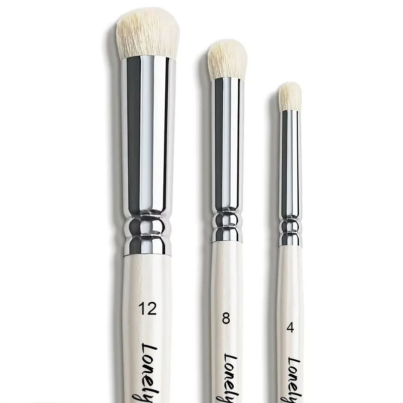 Miniature Paint Brushes Drybrush Set For Acrylic Oil And Watercolor Detailing 12
