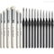 Miniature Paint Brushes Drybrush Set For Acrylic Oil And Watercolor Detailing 14