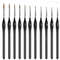Miniature Paint Brushes Drybrush Set For Acrylic Oil And Watercolor Detailing 8