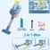 Kids Electric Vacuum Cleaner Toy Role Play Housekeeping Educational Set 7