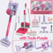 Kids Electric Vacuum Cleaner Toy Role Play Housekeeping Educational Set 13