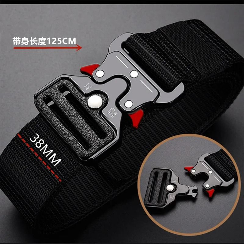Men Tactical Sports Belt With Quick Release Buckle For Outdoor Training 4