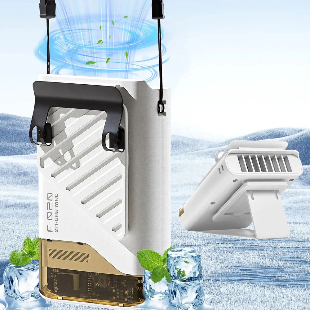 Portable Waist Fan With Belt Clip And Five Hole Airflow For Outdoor And Office Use 2